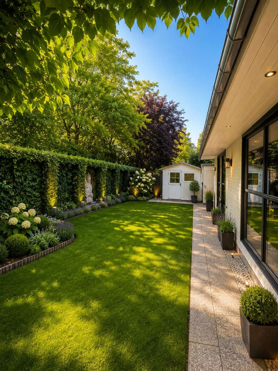 Garten hinten